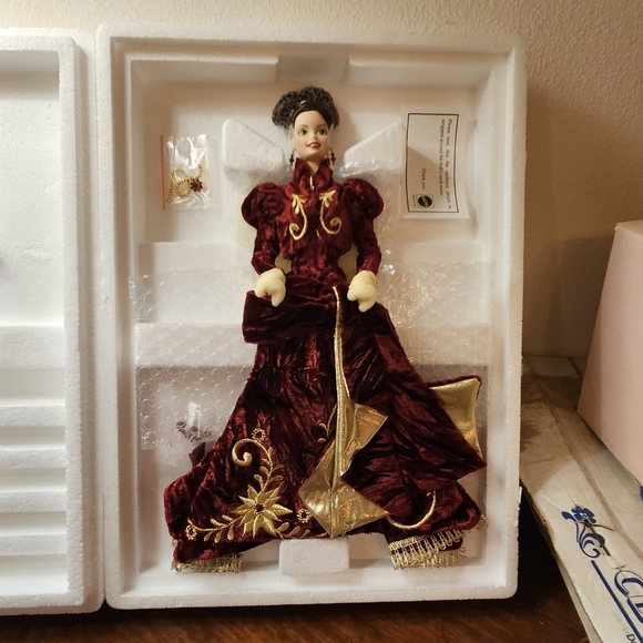 1997 Vintage Holiday Ball Porcelain Barbie Collection by Mattel - Picture 2 of 11